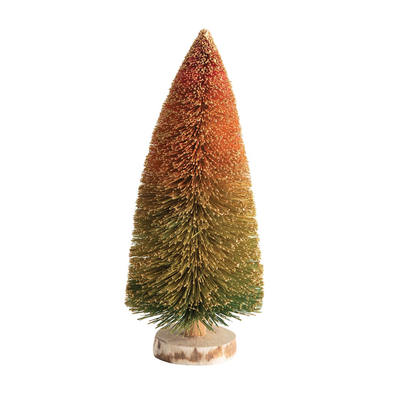 Hello Honey® 12" Multicolor Ombre Sisal Bottle Brush Tree Décor